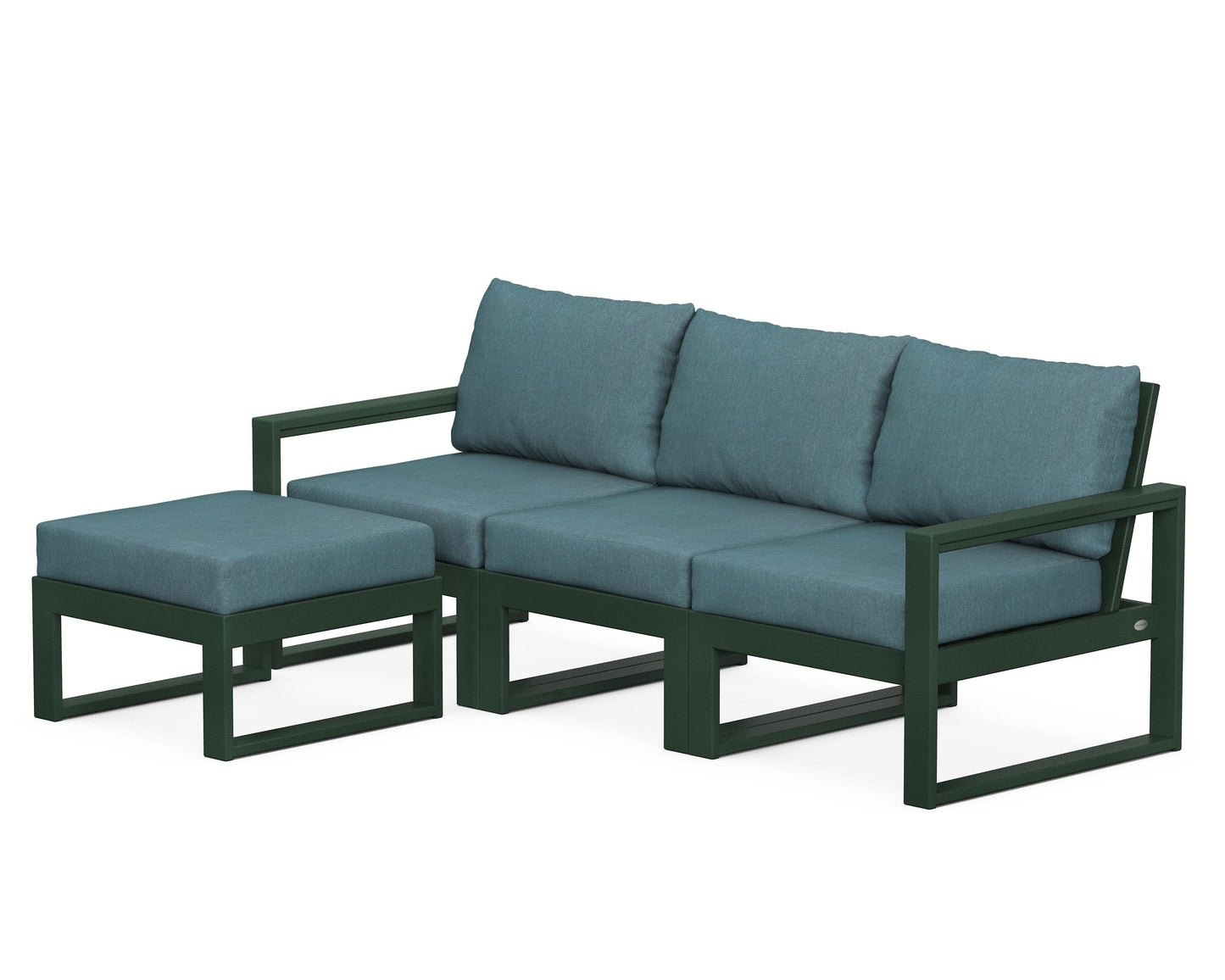 EDGE 4-Piece Modular Deep Seating Set with Ottoman
