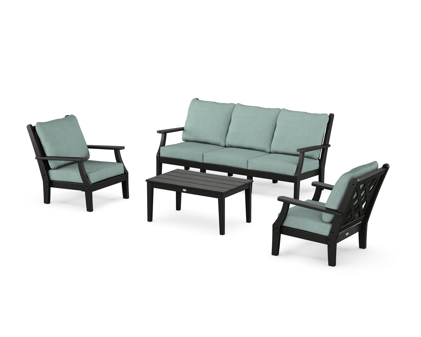 Wovendale 4-Piece Deep Seating Set with Sofa