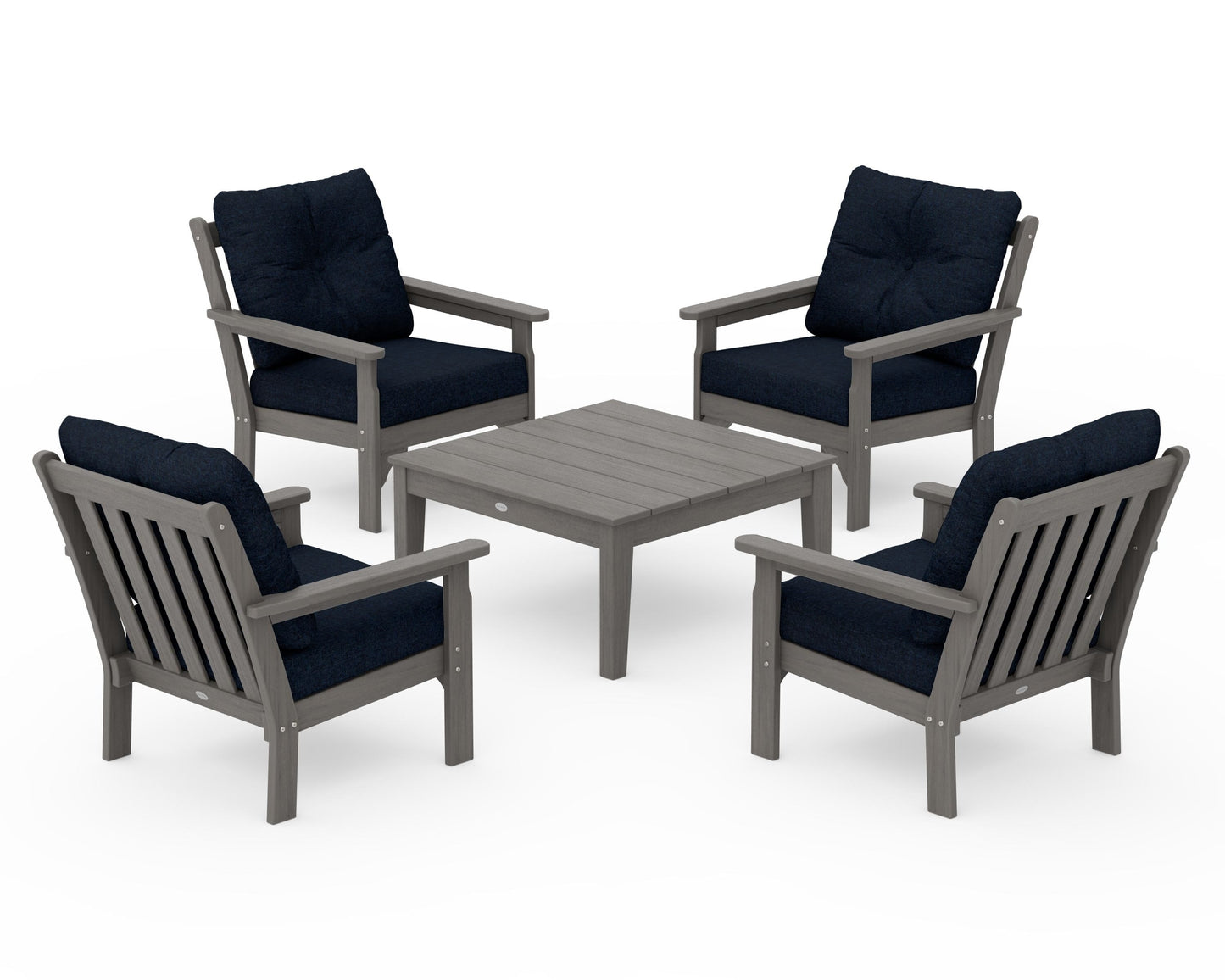 Vineyard 5-Piece Deep Seating Conversation Set