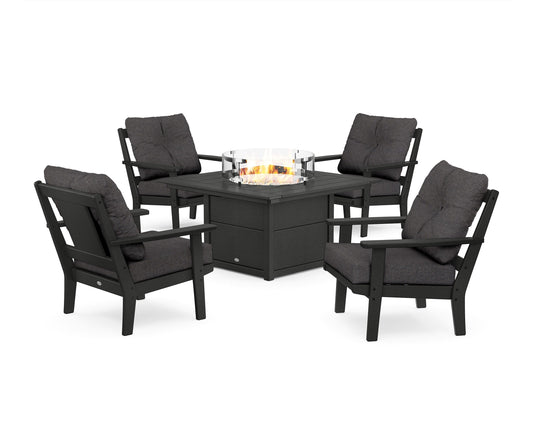 Prairie 5-Piece Deep Seating Set with Fire Pit Table