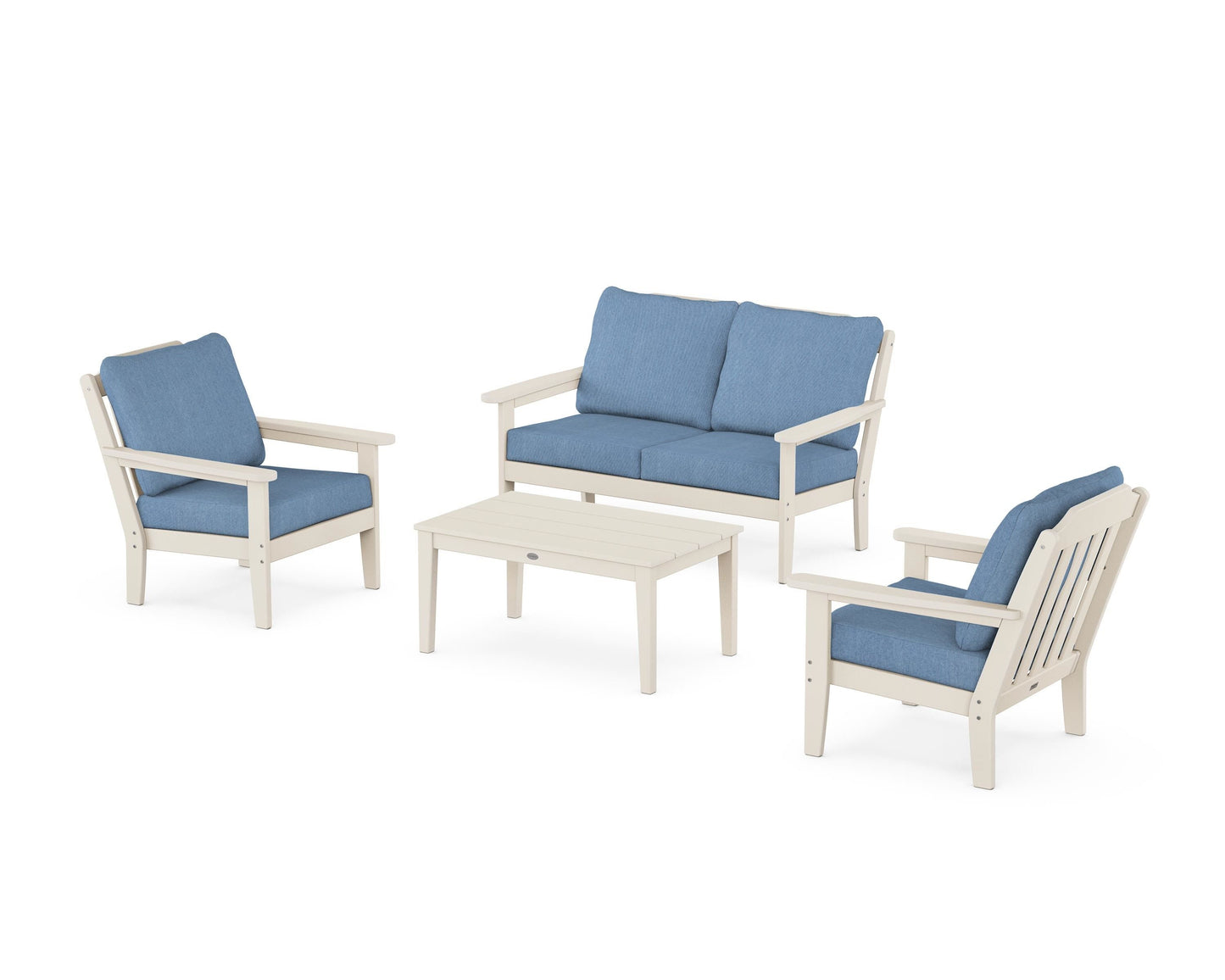 Cottage 4-Piece Deep Seating Set with Loveseat