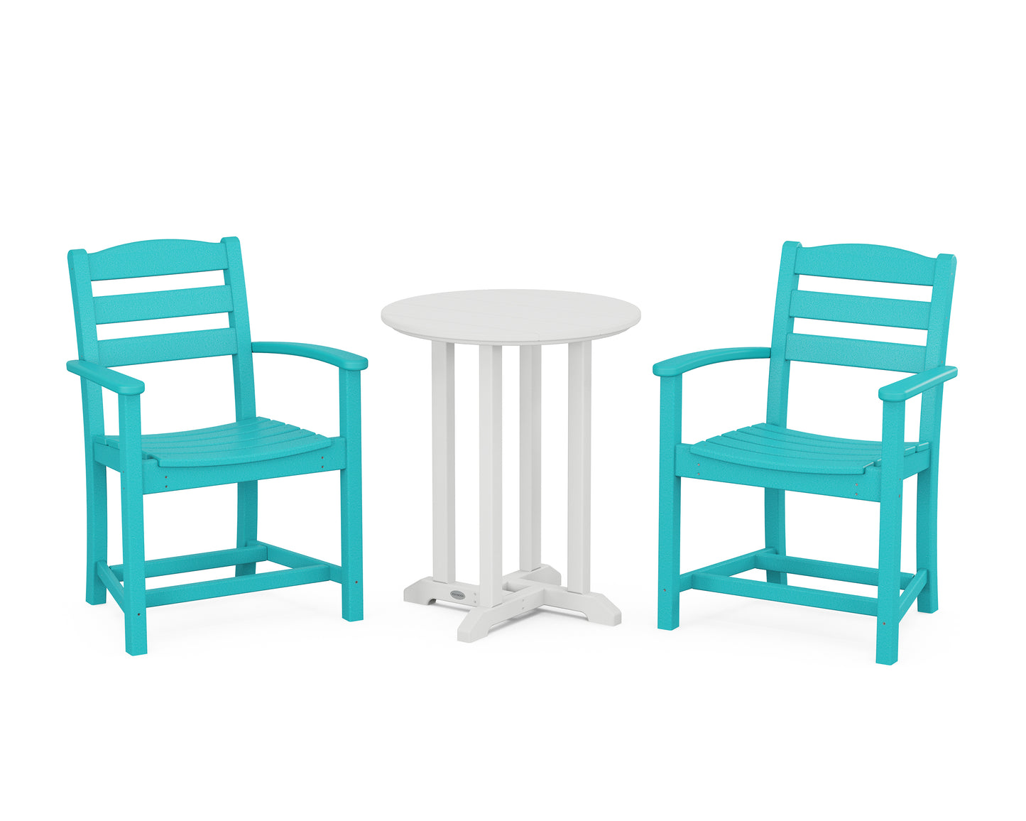 La Casa Caf‚ 3-Piece Round Bistro Dining Set