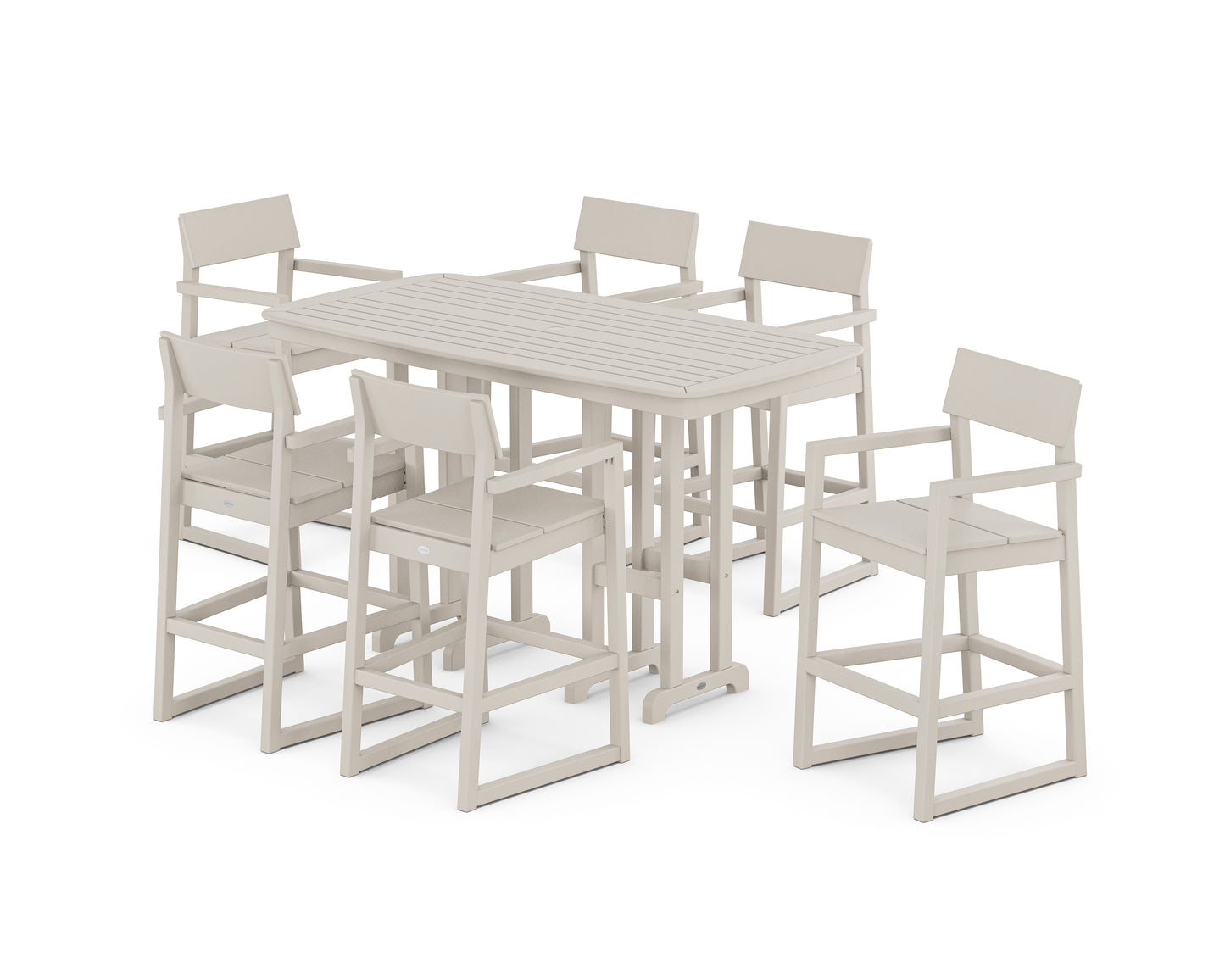 EDGE Arm Chair 7-Piece Bar Set
