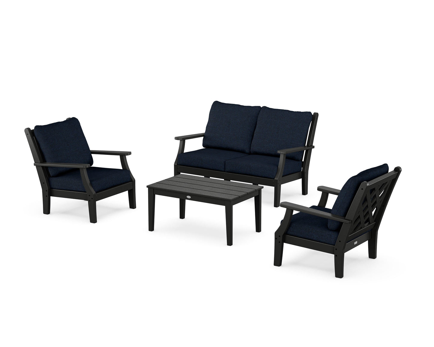 Wovendale 4-Piece Deep Seating Set with Loveseat