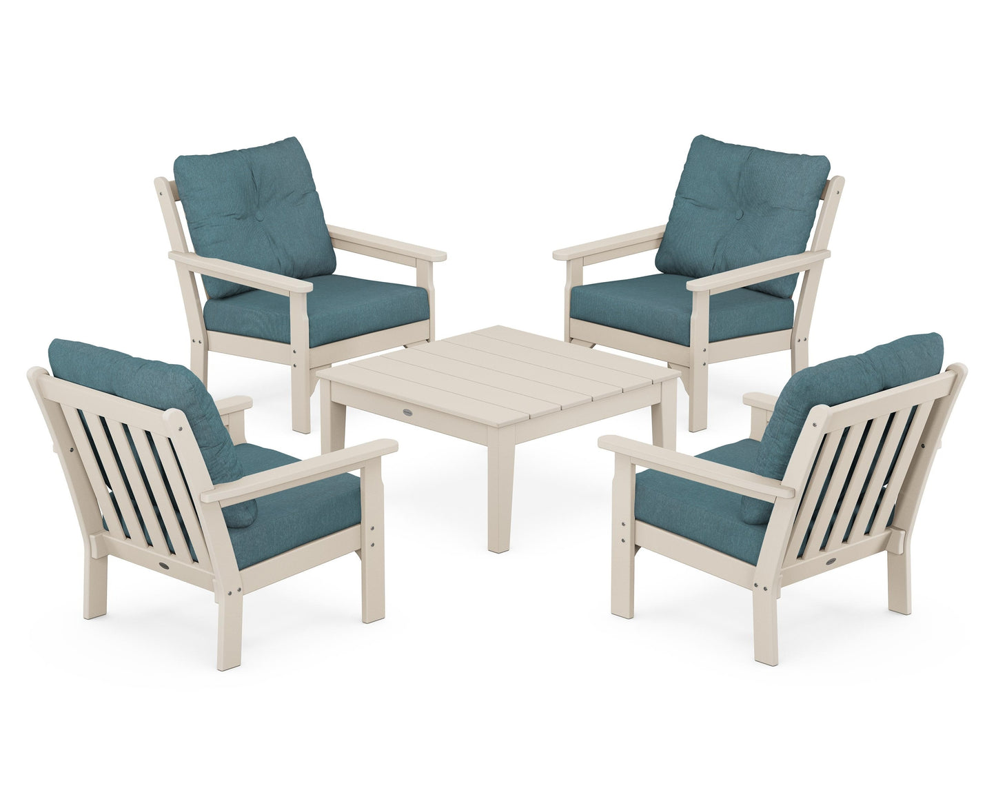 Vineyard 5-Piece Deep Seating Conversation Set