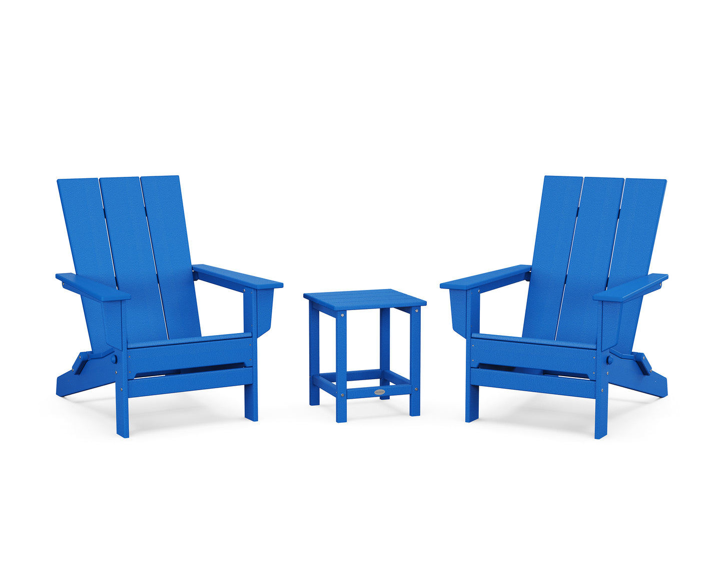 3-Piece Modern Studio Folding Adirondack Set