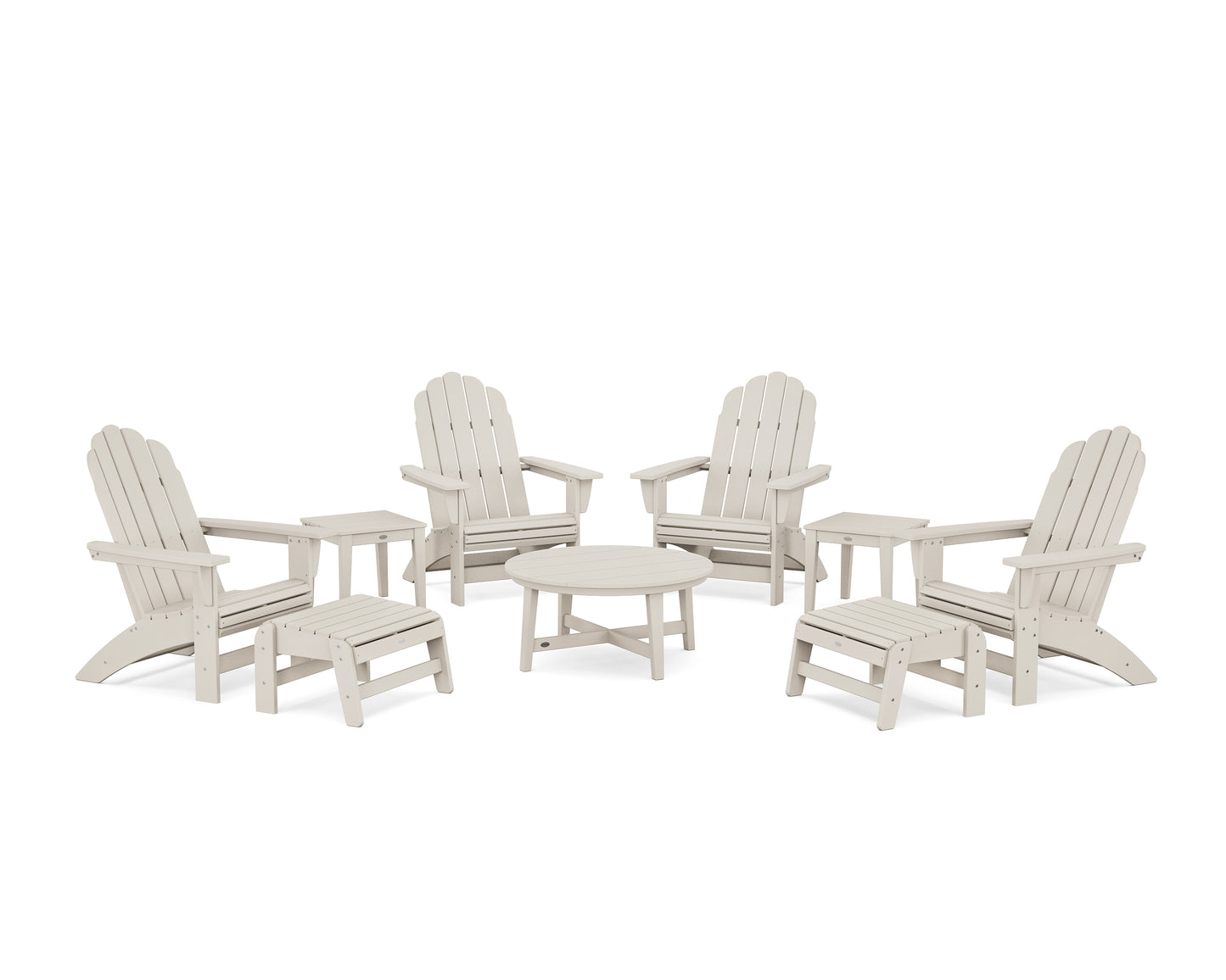 Vineyard Grand Adirondack 9-Piece Conversation Set