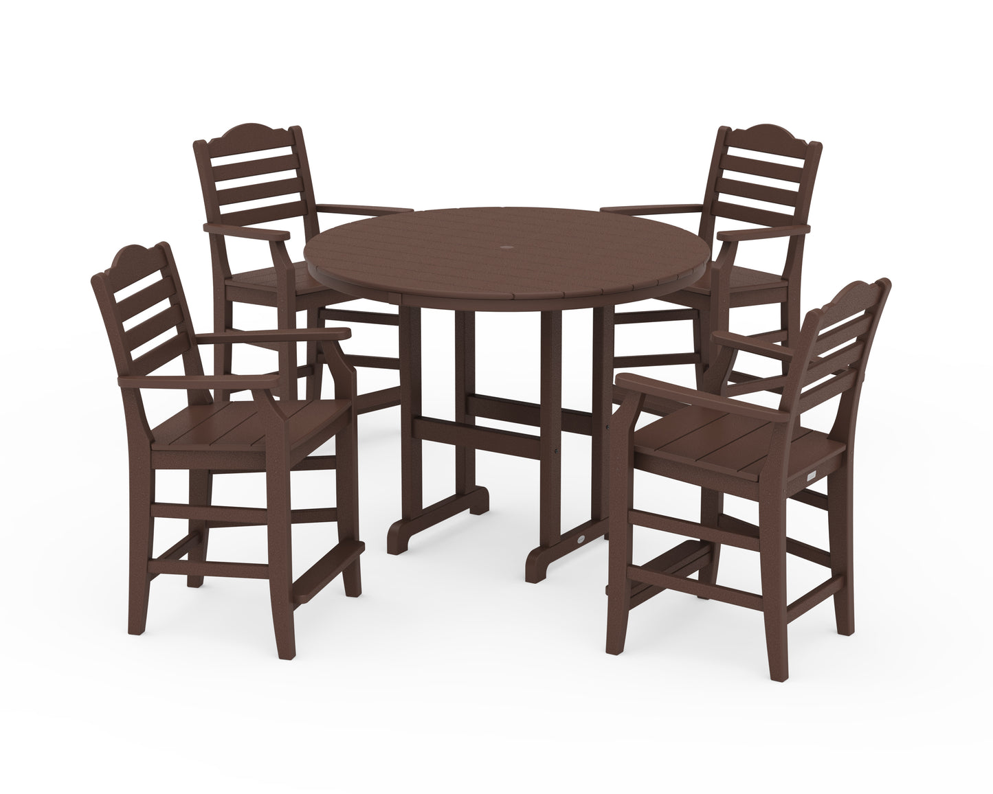 Savannah 5-Piece Round Farmhouse Counter Set