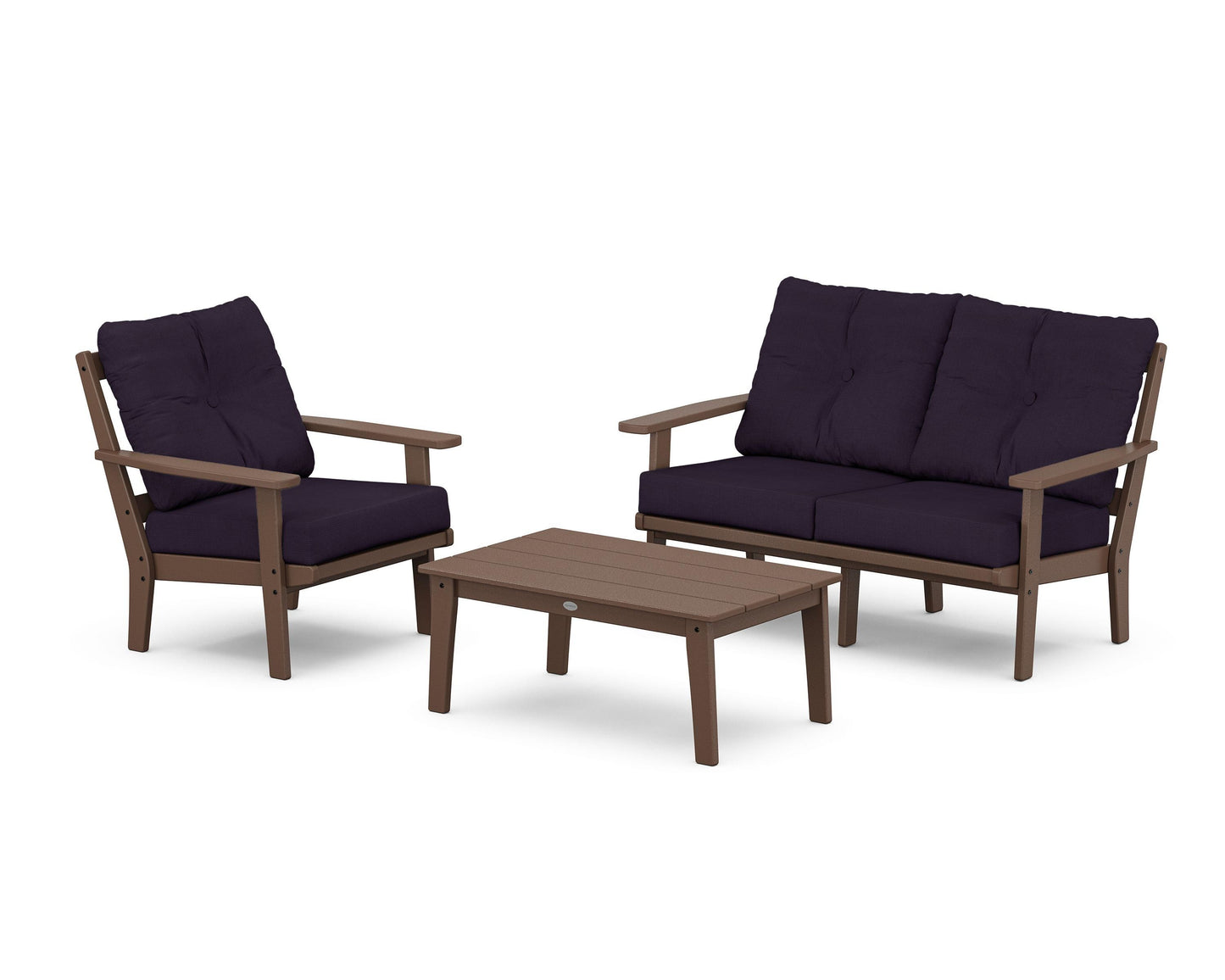 Oxford 3-Piece Deep Seating Set with Loveseat
