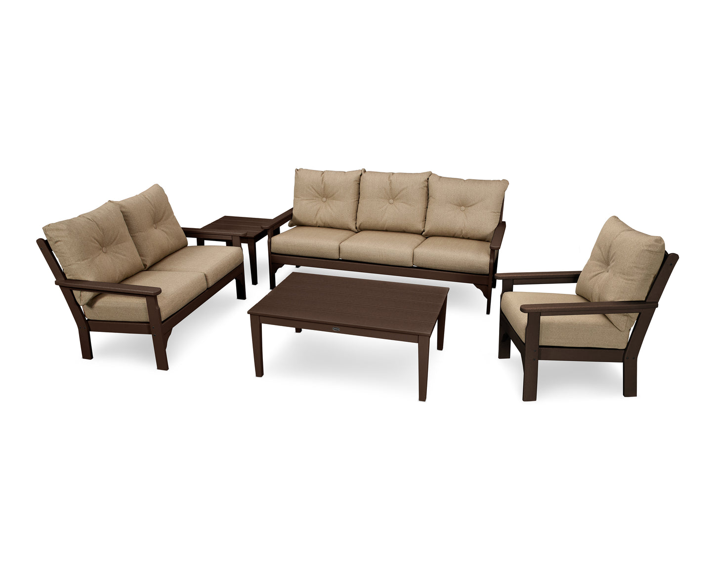 Vineyard 5 Piece Deep Seating Set