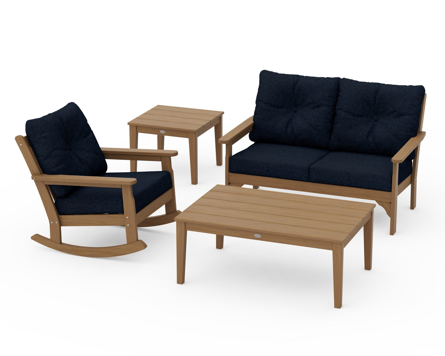 Vineyard 4-Piece Deep Seating Rocker Set