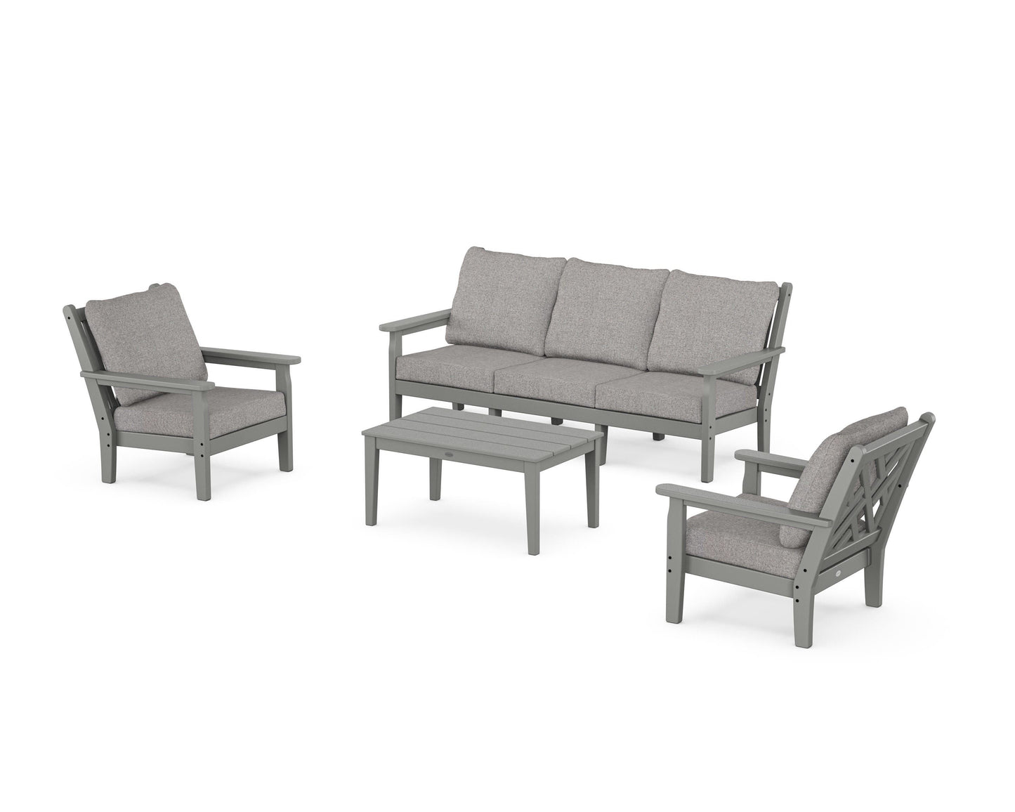 Chippendale 4-Piece Deep Seating Set with Sofa