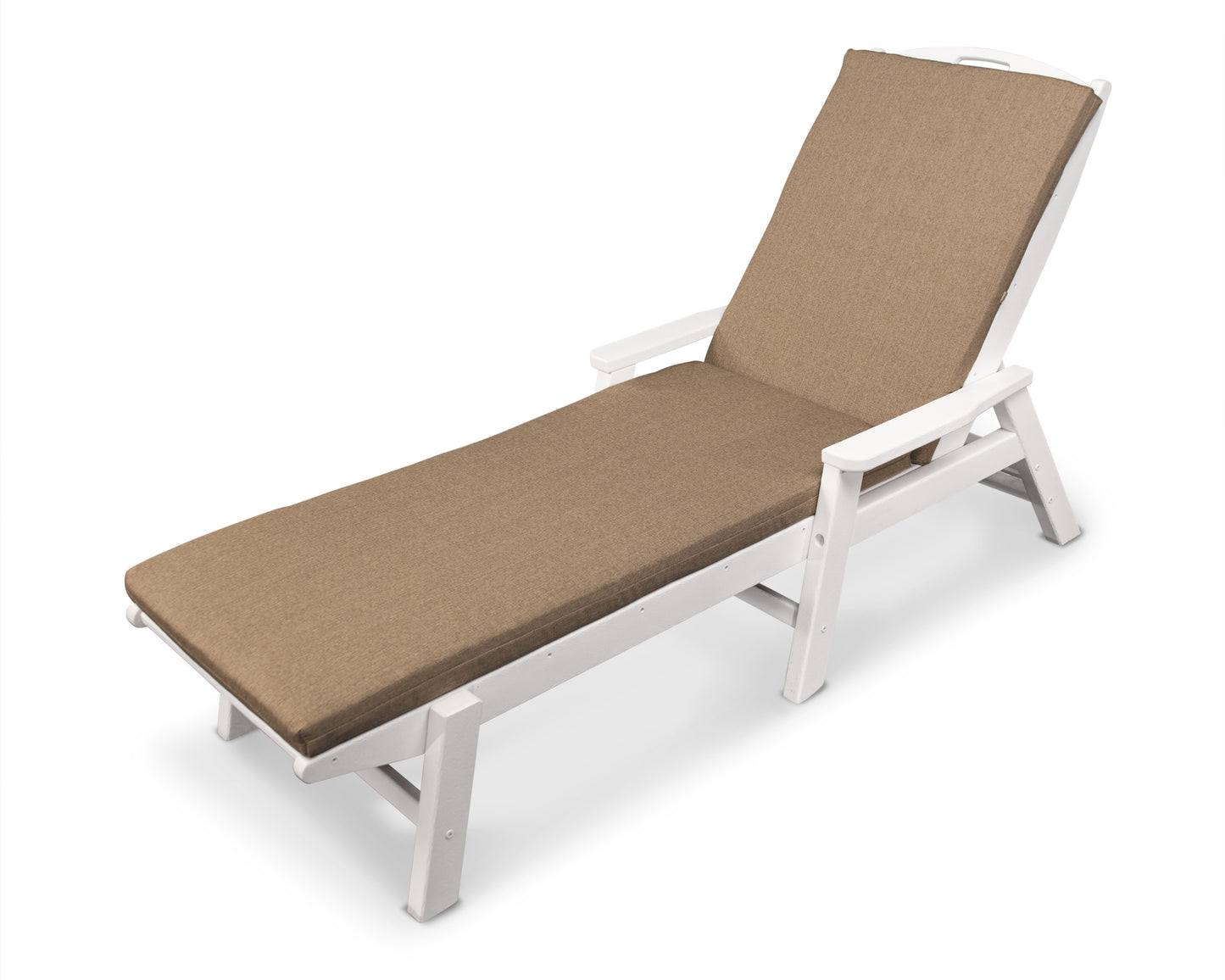 Nautical Chaise with Arms and Ateevaâ„¢ Cushion