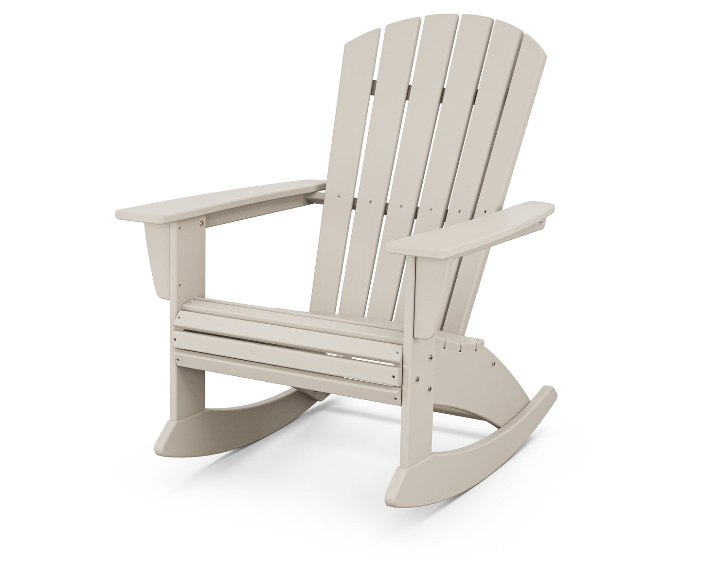 Nautical Curveback Adirondack Rocking Chair