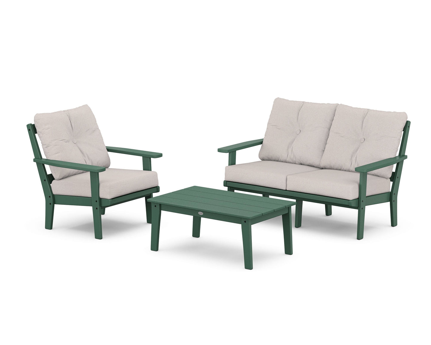 Prairie 3-Piece Deep Seating Set with Loveseat