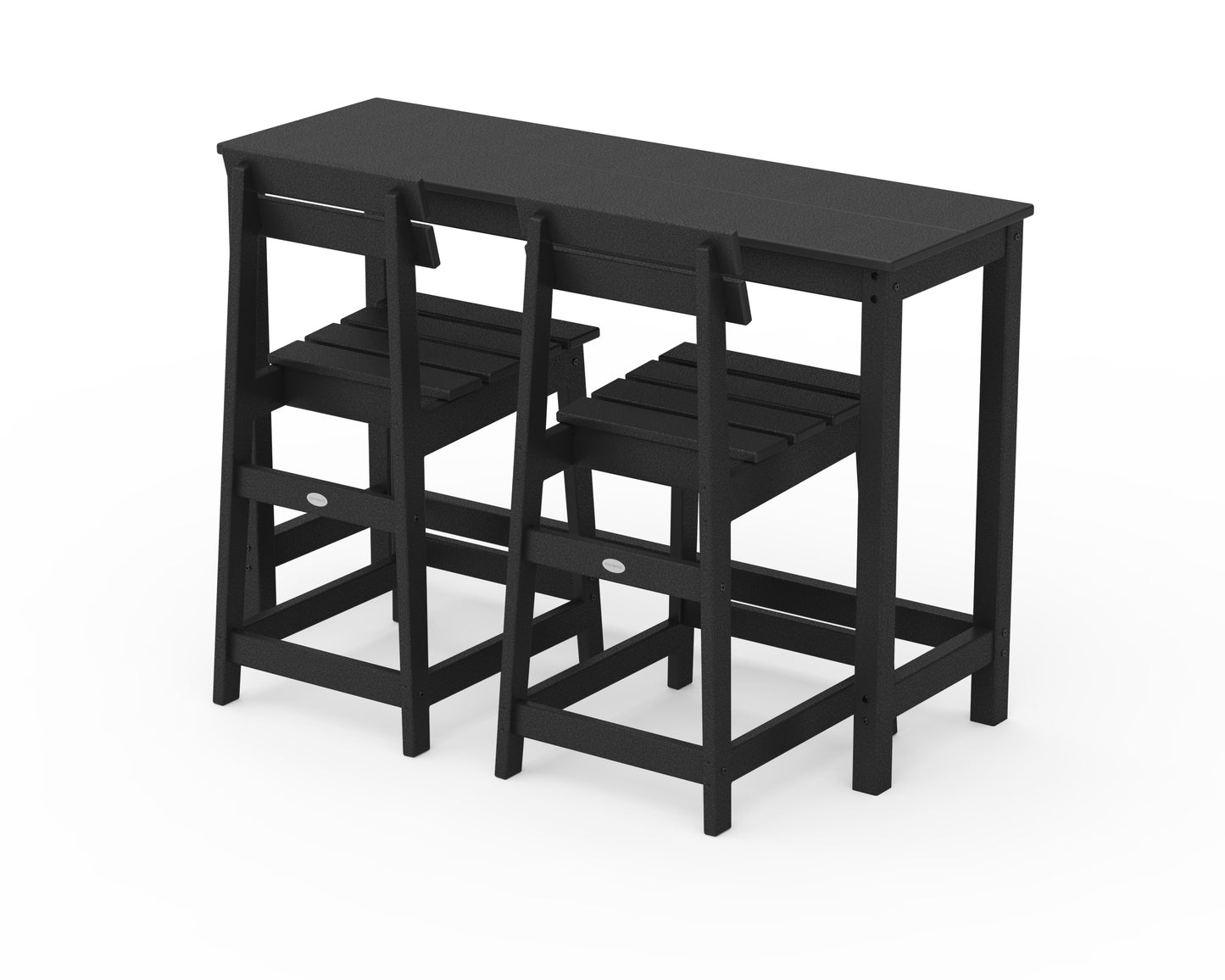 Modern Studio Plaza Counter Chair 3-Piece Balcony Set