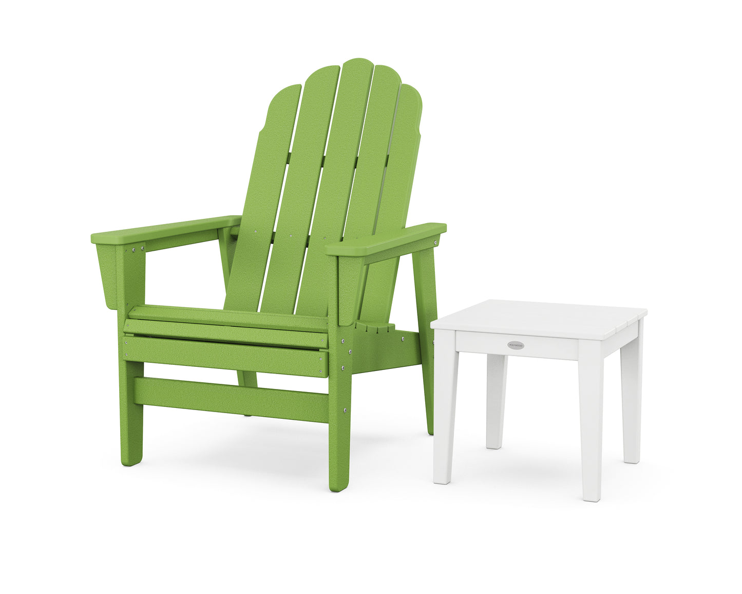 Vineyard Grand Upright Adirondack Chair with Side Table