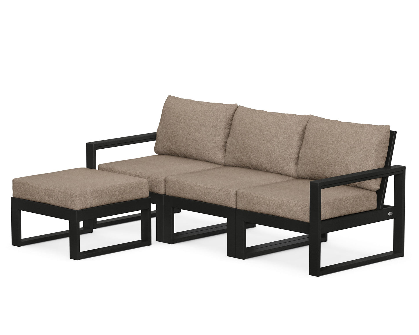 EDGE 4-Piece Modular Deep Seating Set with Ottoman