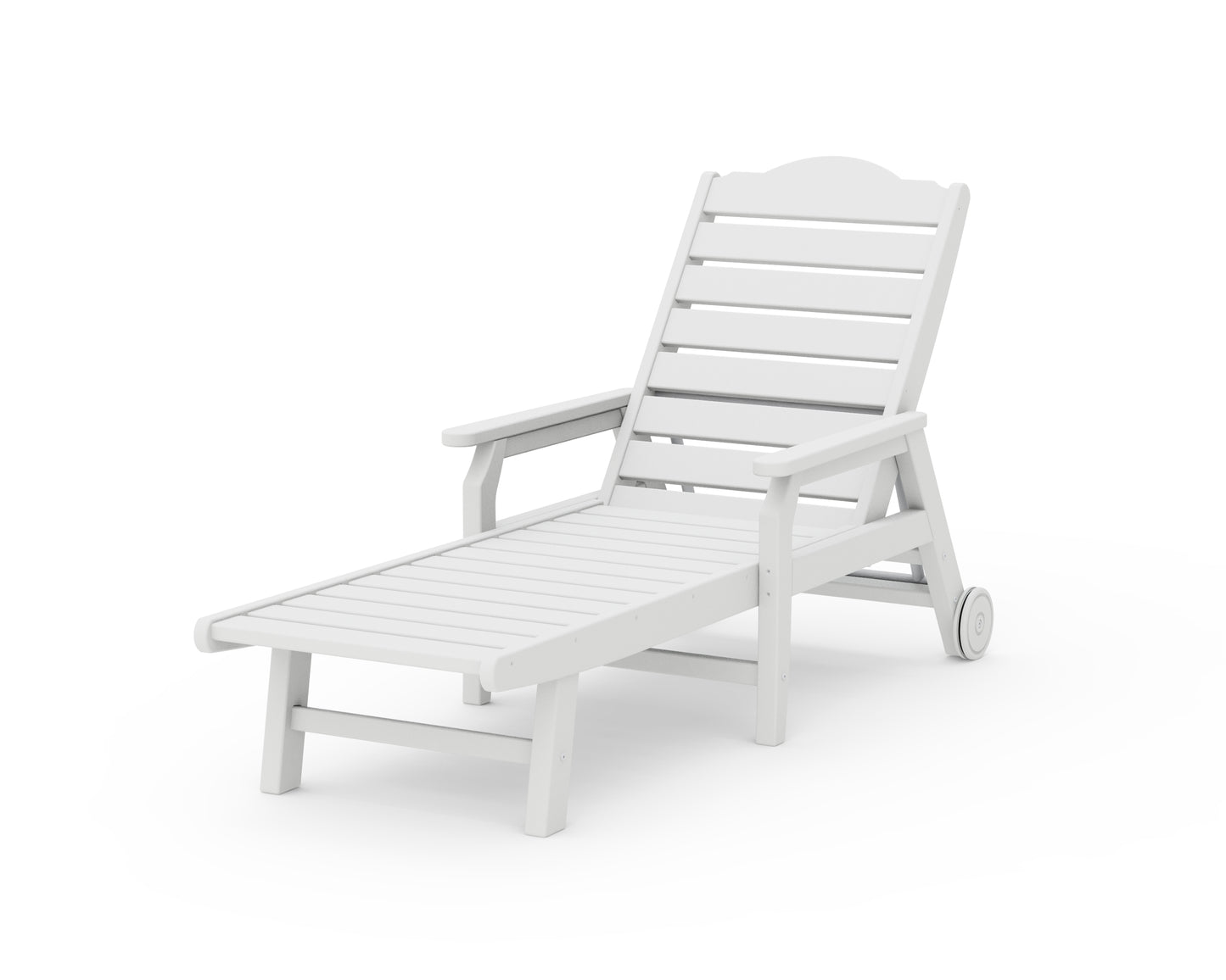 Savannah Chaise with Arms and Wheels