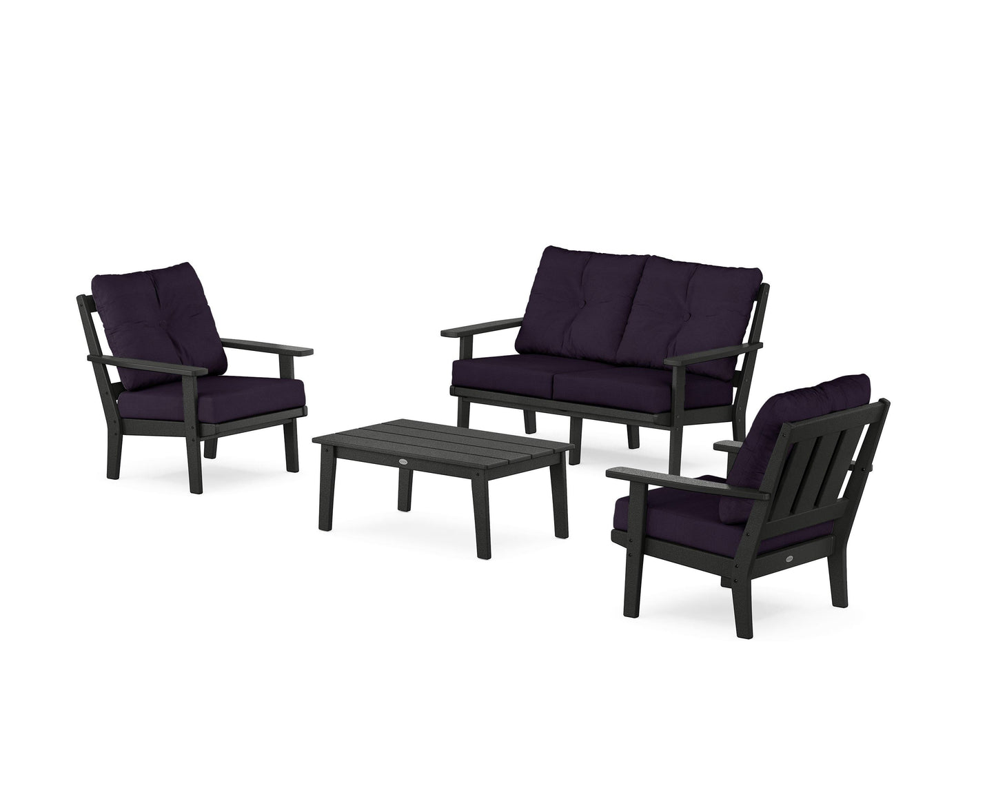 Oxford 4-Piece Deep Seating Set with Loveseat