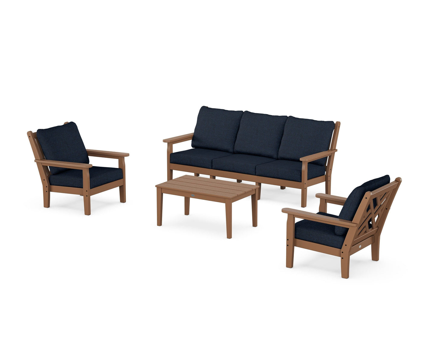 Chippendale 4-Piece Deep Seating Set with Sofa