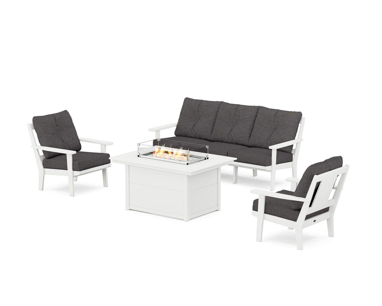 Prairie Deep Seating Fire Pit Table Set