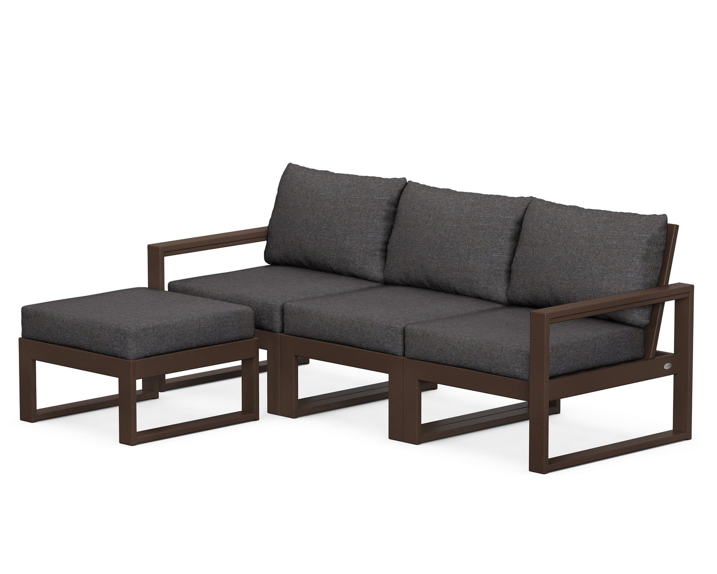 EDGE 4-Piece Modular Deep Seating Set with Ottoman