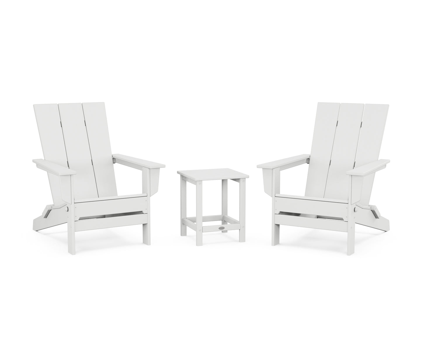 3-Piece Modern Studio Folding Adirondack Set