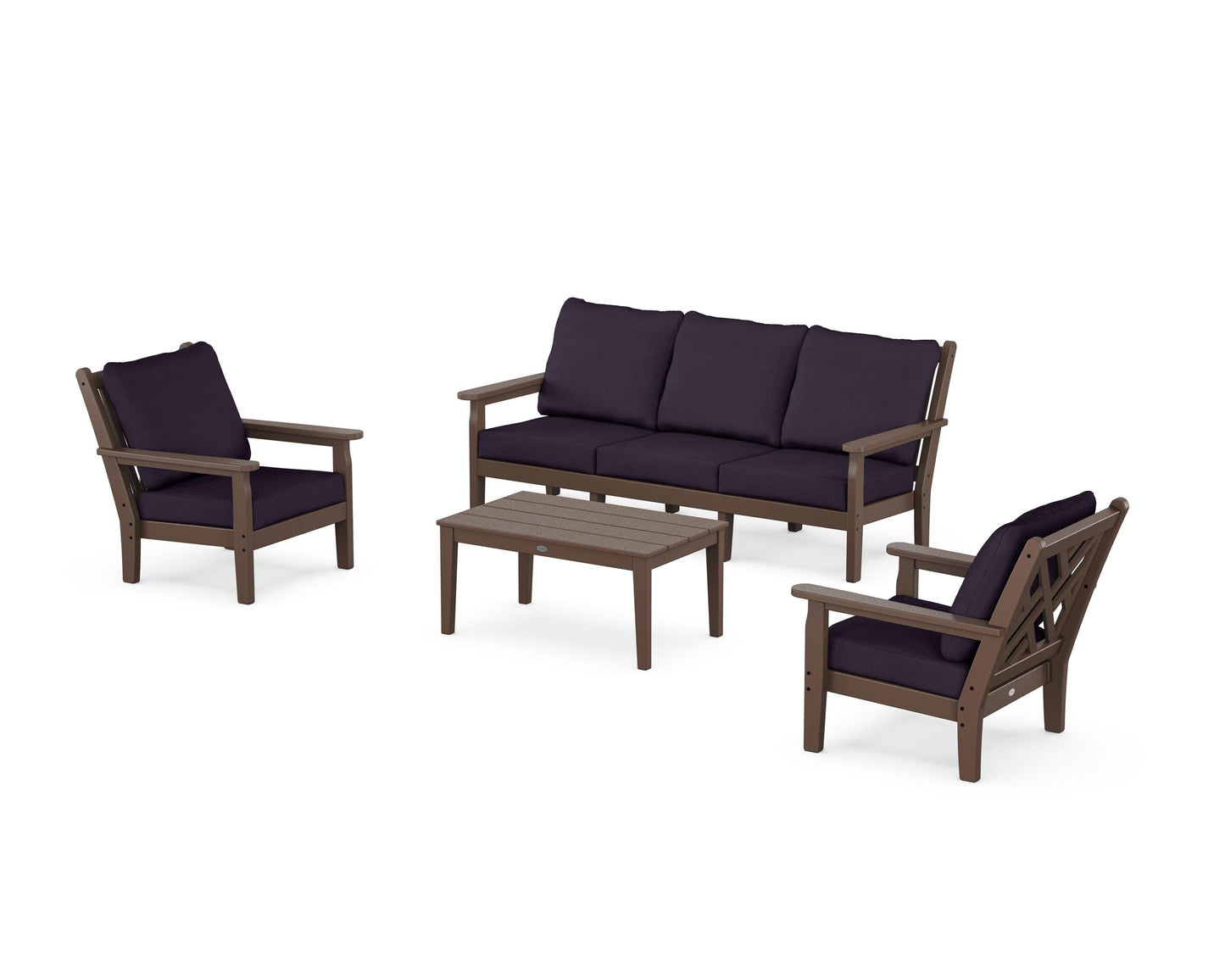 Chippendale 4-Piece Deep Seating Set with Sofa