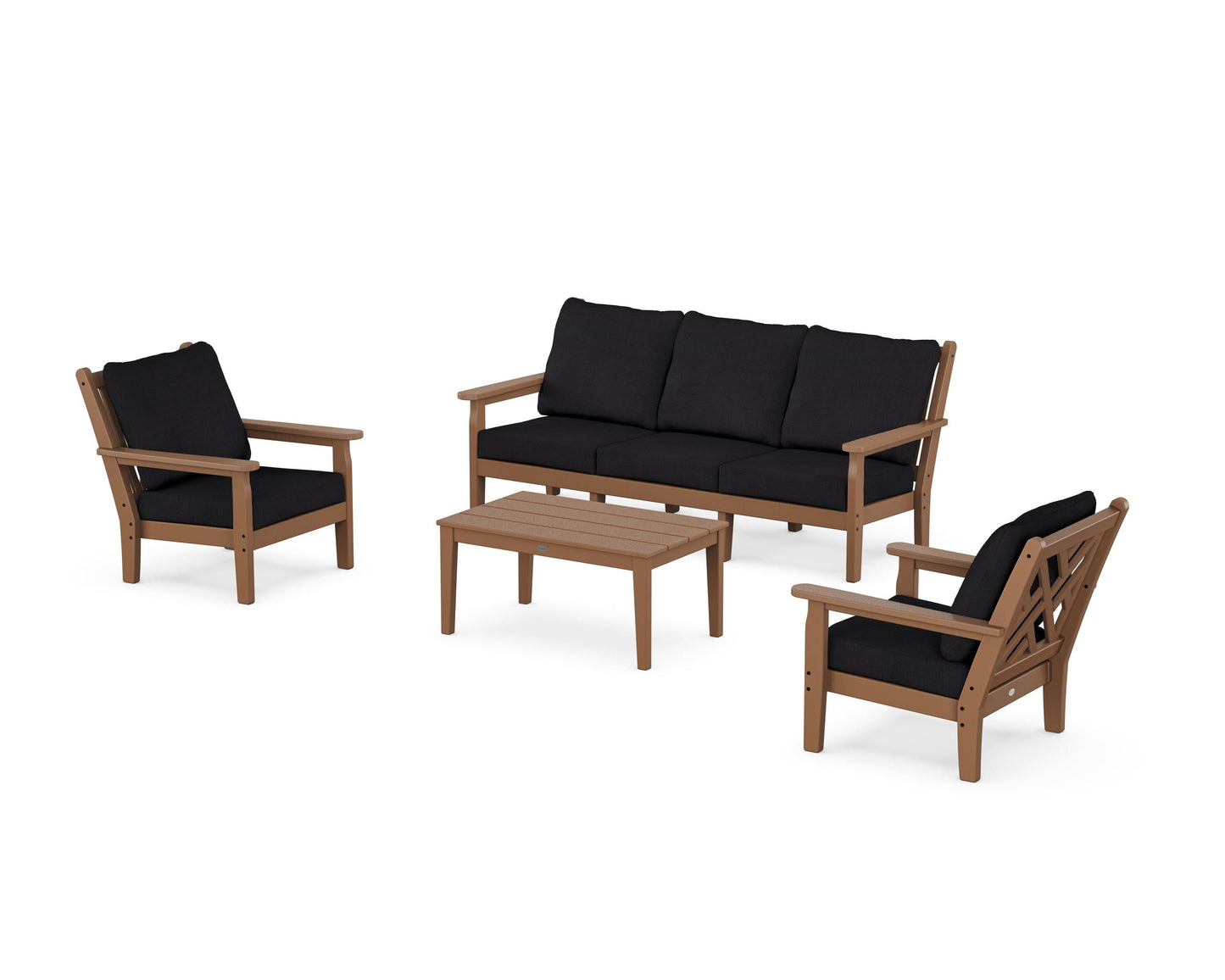 Chippendale 4-Piece Deep Seating Set with Sofa