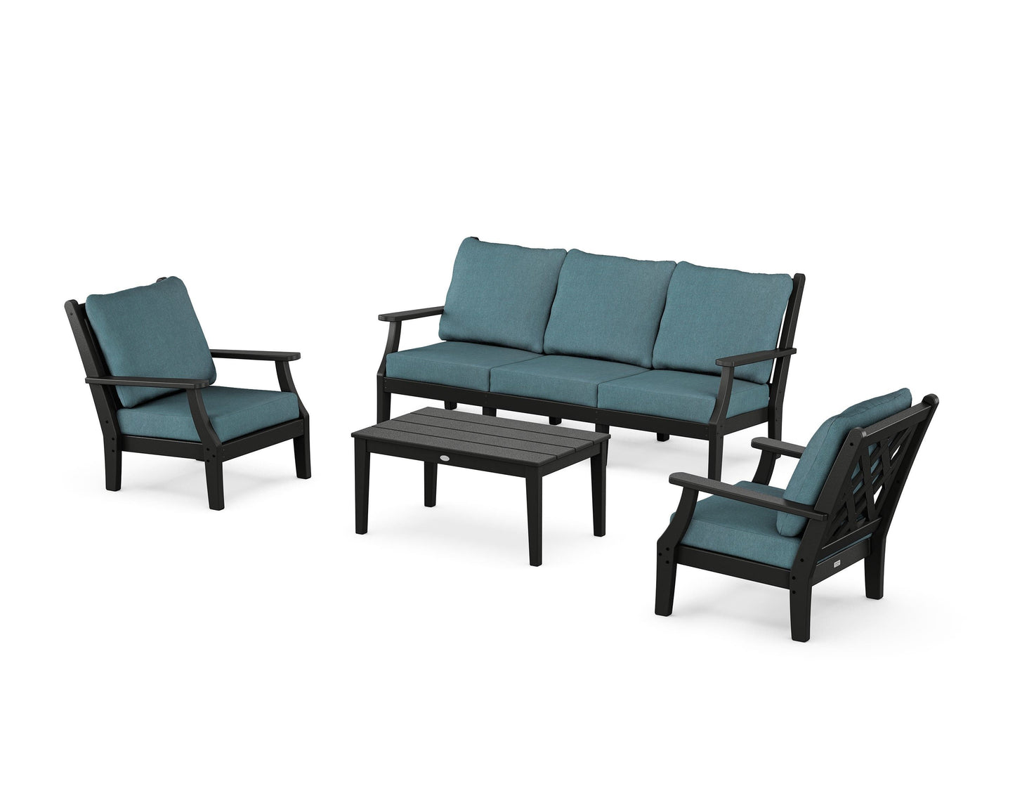 Wovendale 4-Piece Deep Seating Set with Sofa