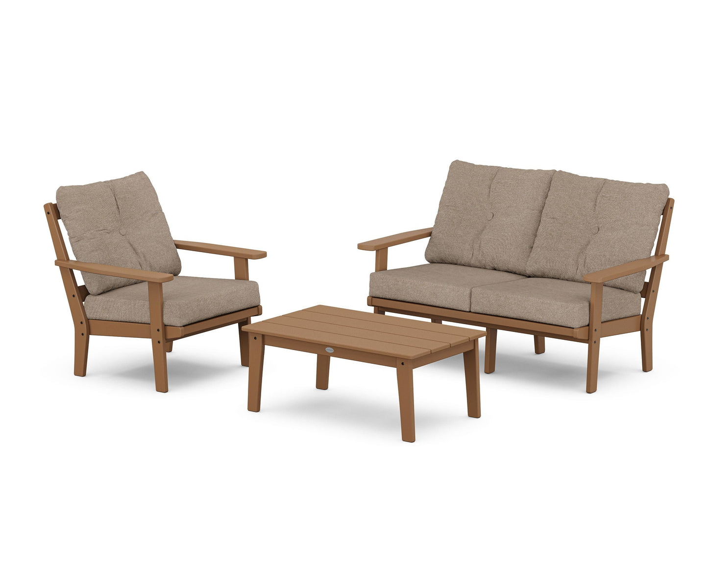 Prairie 3-Piece Deep Seating Set with Loveseat