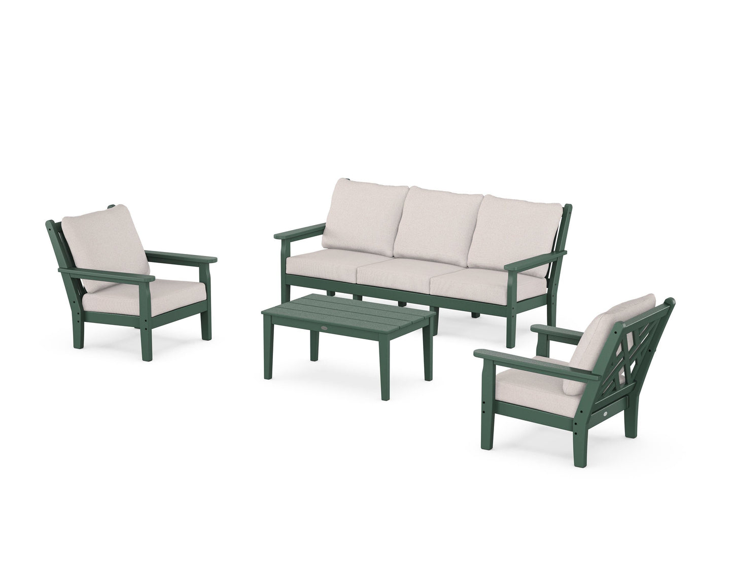 Chippendale 4-Piece Deep Seating Set with Sofa