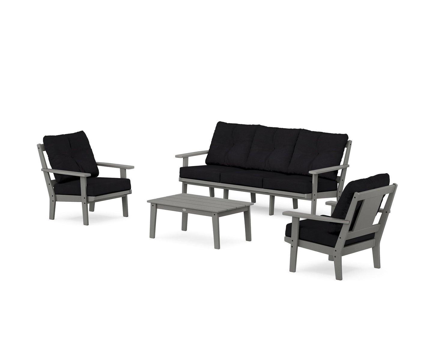 Prairie 4-Piece Deep Seating Set with Sofa