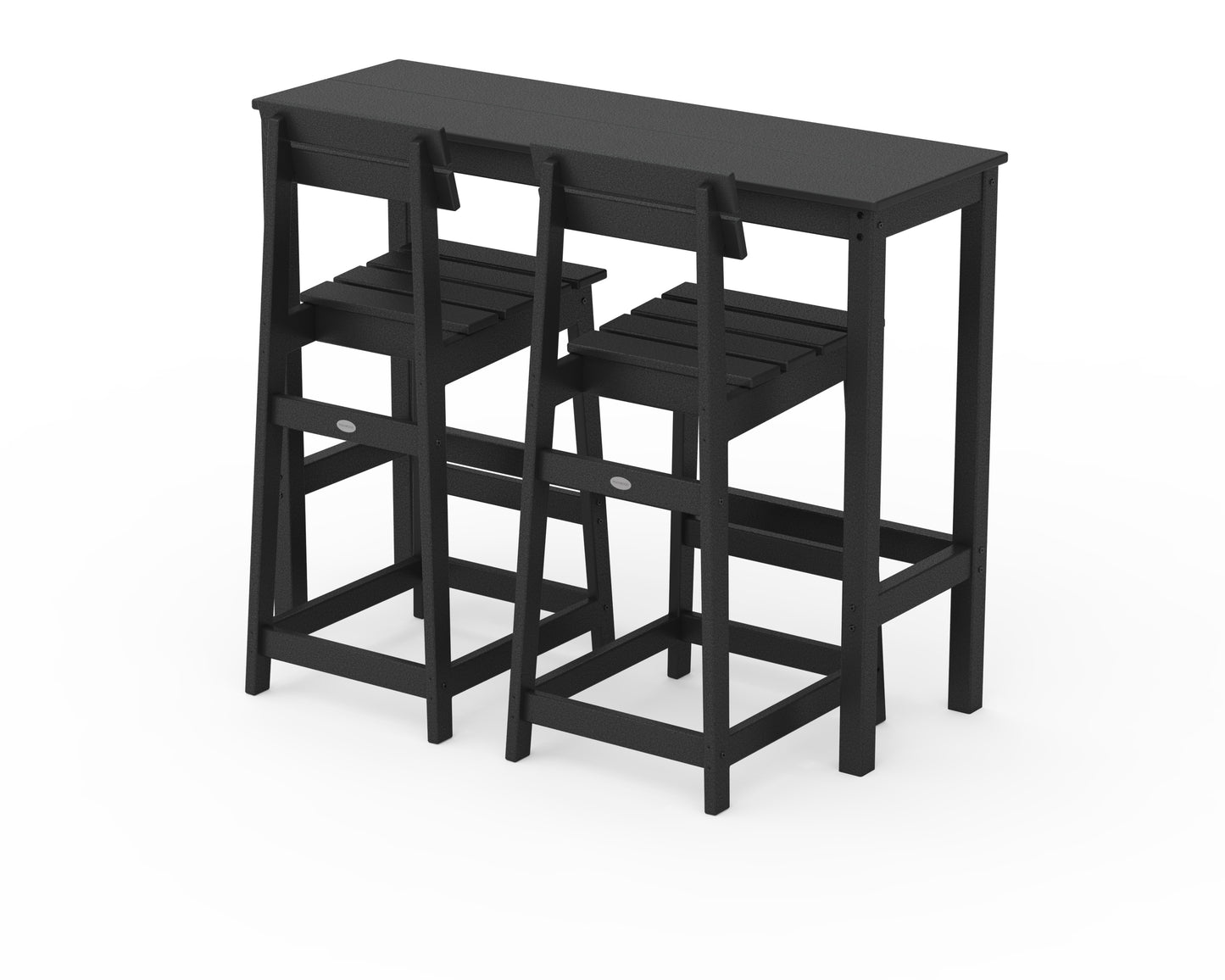 Modern Studio Plaza Bar Chair 3-Piece Balcony Set