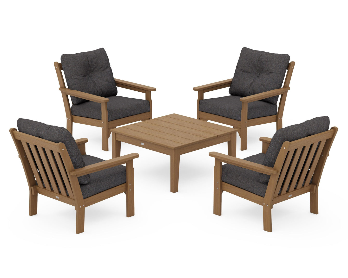 Vineyard 5-Piece Deep Seating Conversation Set