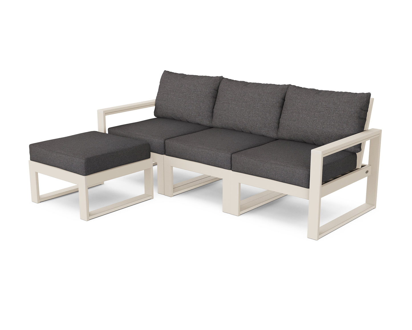 EDGE 4-Piece Modular Deep Seating Set with Ottoman