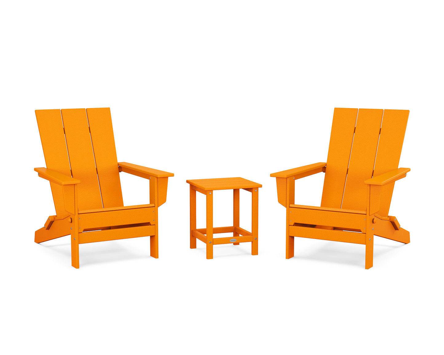 3-Piece Modern Studio Folding Adirondack Set
