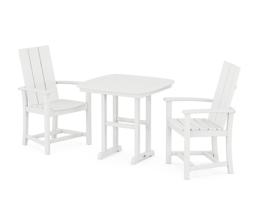 Modern Adirondack 3-Piece Dining Set