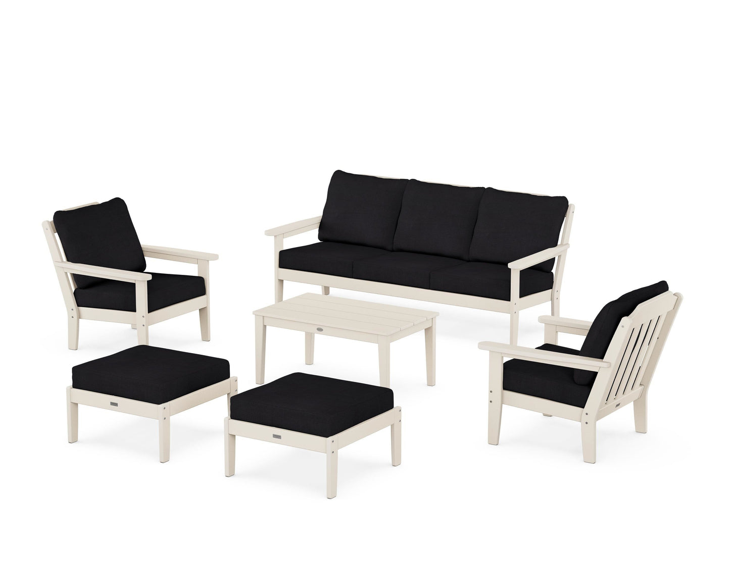Cottage 6-Piece Lounge Sofa Set
