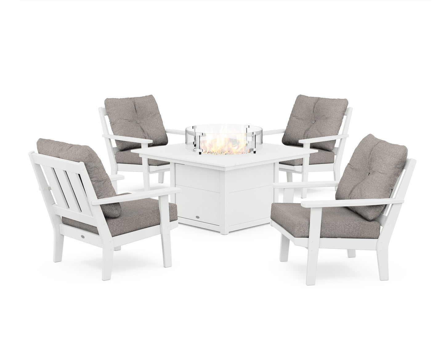 Oxford 5-Piece Deep Seating Set with Fire Pit Table
