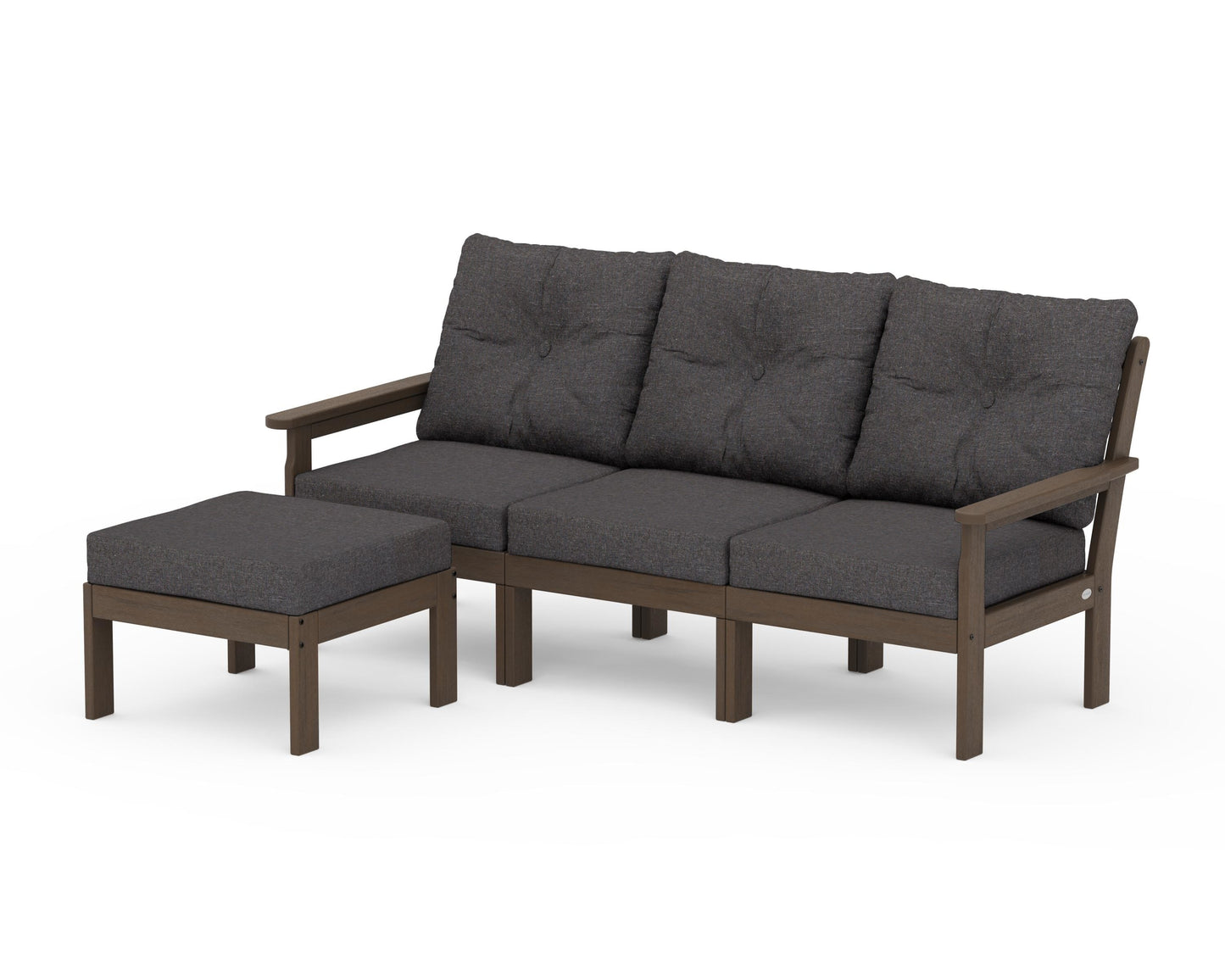 Vineyard 4-Piece Sectional with Ottoman