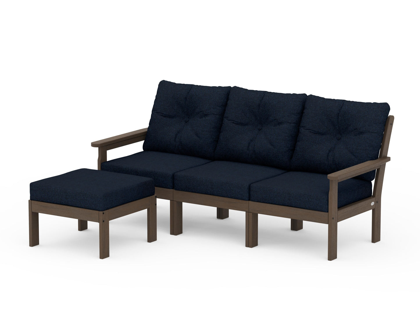 Vineyard 4-Piece Sectional with Ottoman