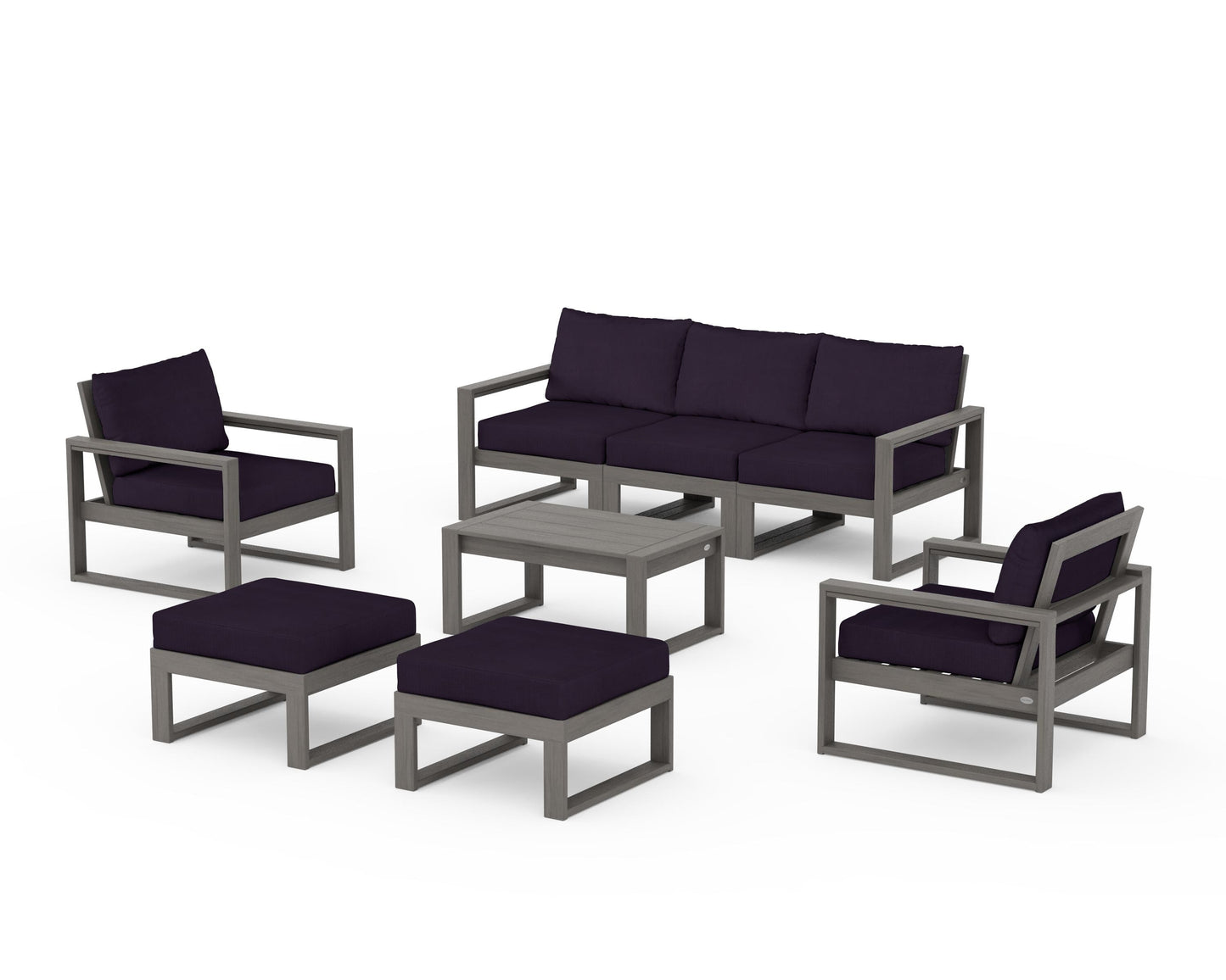 EDGE Sectional 8-Piece Lounge Sofa Set