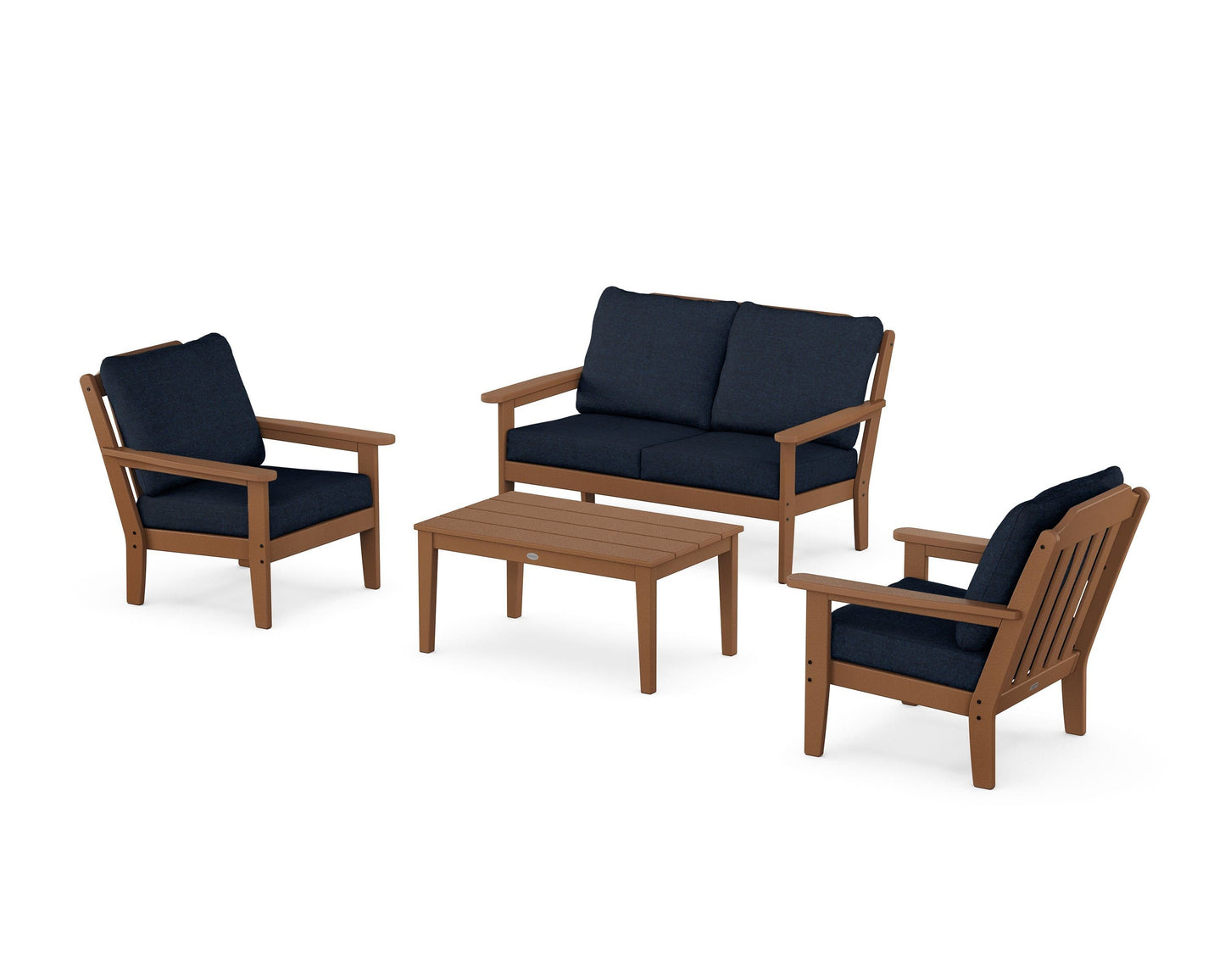 Cottage 4-Piece Deep Seating Set with Loveseat