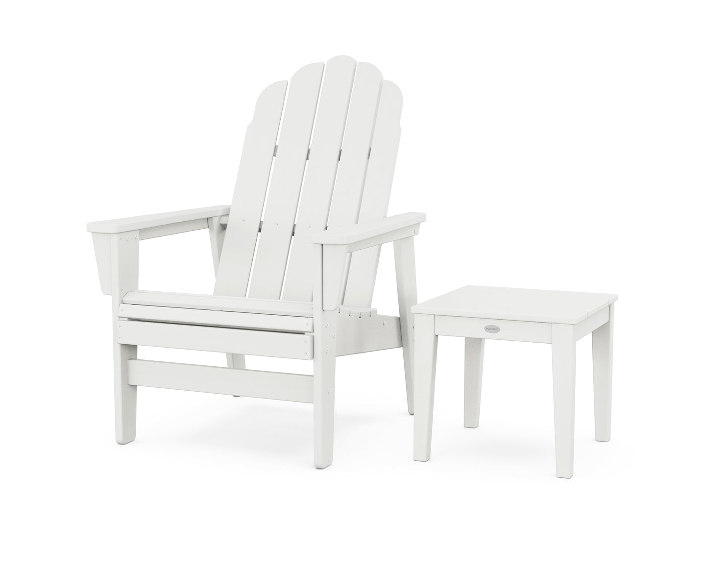 Vineyard Grand Upright Adirondack Chair with Side Table
