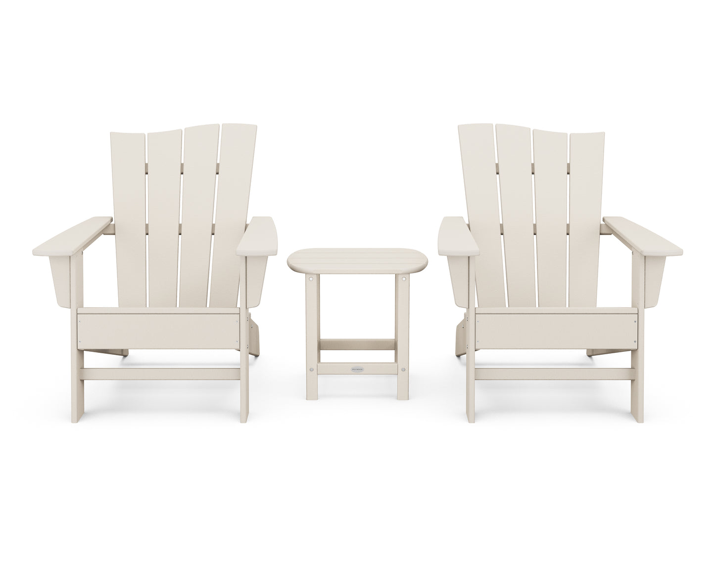 Wave 3-Piece Adirondack Chair Set