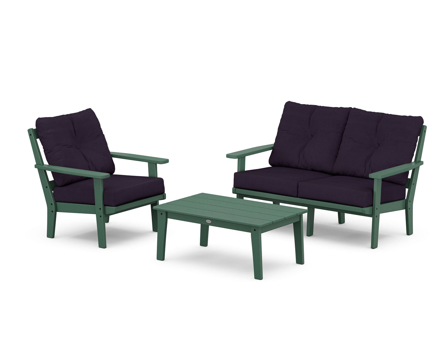 Oxford 3-Piece Deep Seating Set with Loveseat