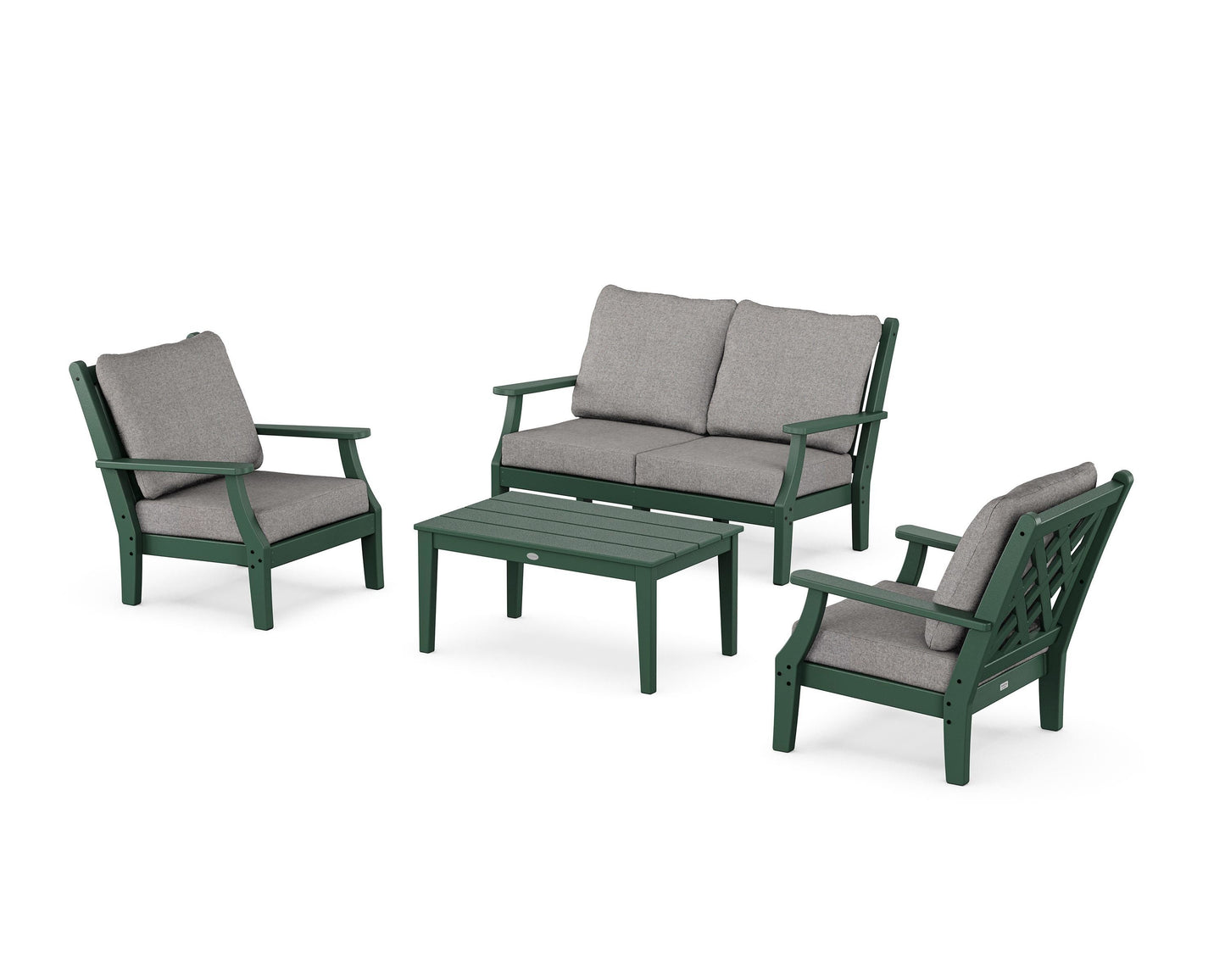 Wovendale 4-Piece Deep Seating Set with Loveseat