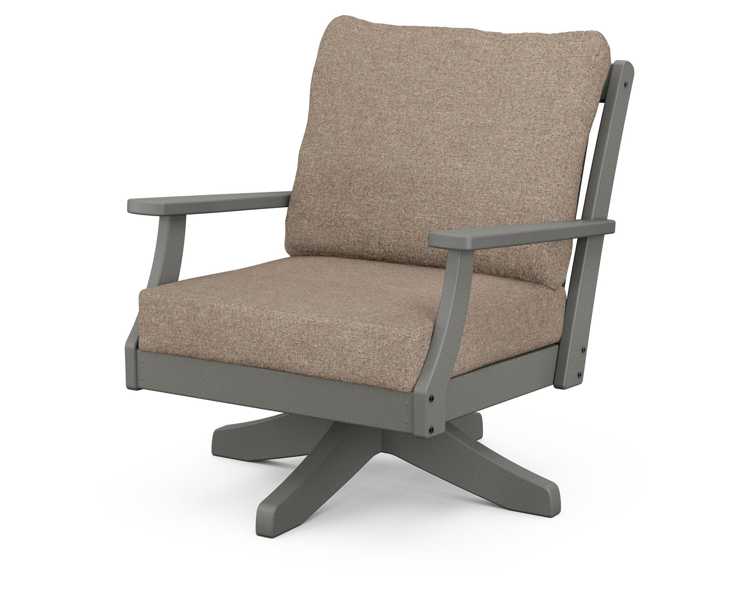 Braxton Deep Seating Swivel Chair